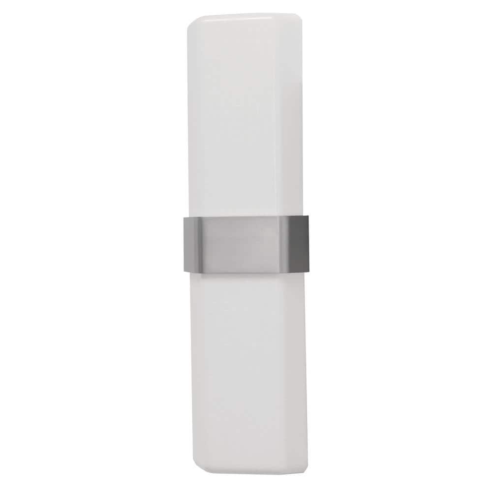 Satin Nickel Dimmable LED Wall Sconce