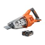 18V Cordless Hand Vacuum with Crevice Nozzle, Utility Nozzle, Extension Tube, and 2.0 Ah Lithium-Ion Battery