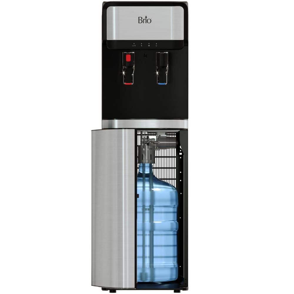 Brio Bottom-Load Water Cooler Dispenser Hot and Cold, Child Lock