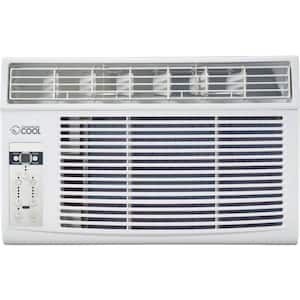 6,500 BTU 115V Window Air Conditioner Cools 450 Sq. Ft. with Remote Control in White