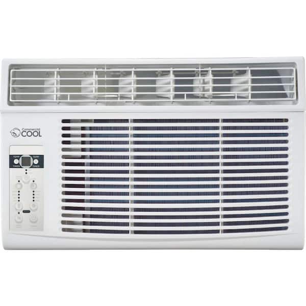Commercial Cool 6,500 BTU 115V Window Air Conditioner Cools 450 Sq. Ft. with Remote Control in White