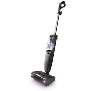 Steam Pickup 3-in-1 Corded Steam Mop for Hardwood, Tile, Stone and Laminate in Black with Storage Tray, Self Cleans