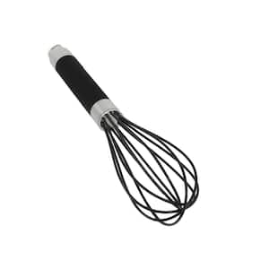 11 in. Silicone Covered Whisk with Black Handle