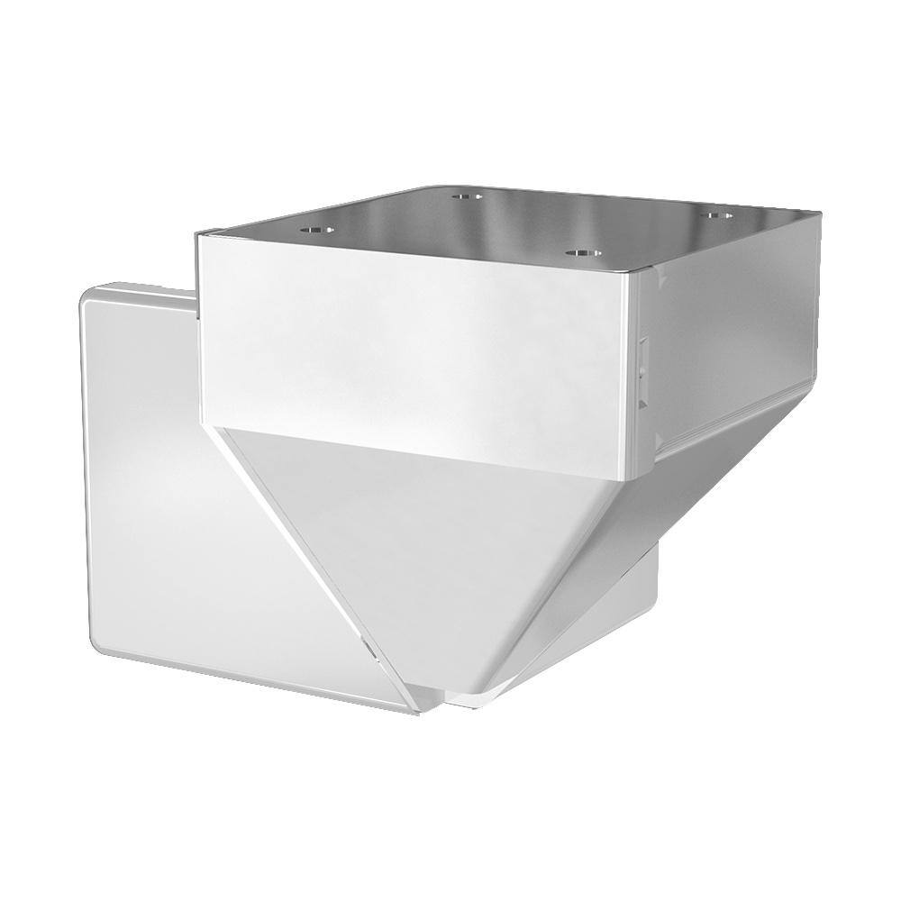 Peak Aluminum Railing White Aluminum Deck Railing Corner Fascia Mount  Bracket 50960 - The Home Depot