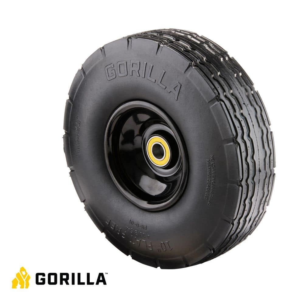 10 in. Heavy-Duty No-Flat Hand Truck Replacement Tire (1 pack)