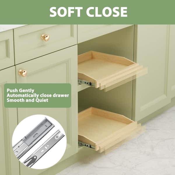 Base Utensil Pantry Pull Out Cabinet - Decora