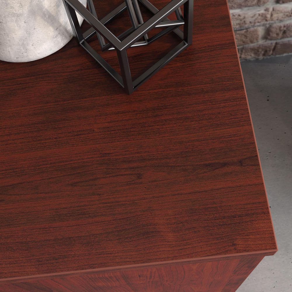 Classic Cherry Adjustable Shelving Office Storage Cabinet