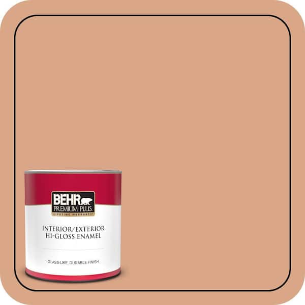 BEHR PREMIUM PLUS 1 qt. #PPU3-10 Nairobi Dusk Hi-Gloss Enamel Interior/Exterior Paint & Primer