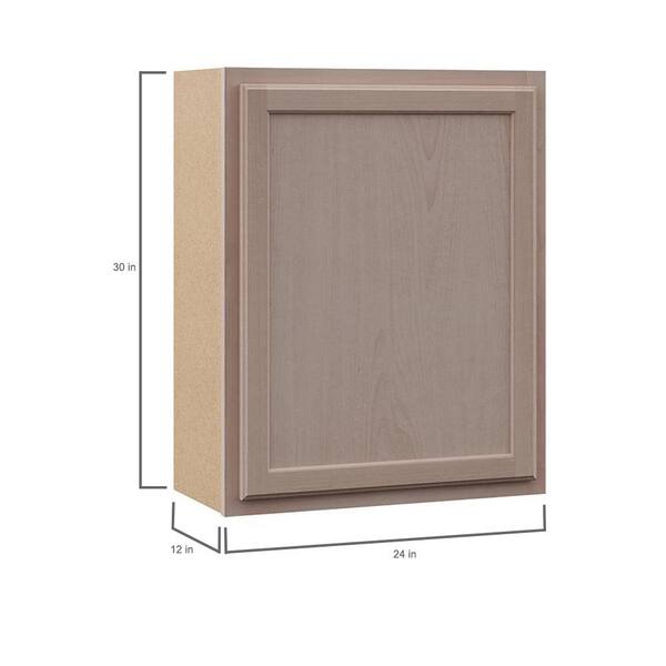 Hampton Bay Assembled 24x30x12 In Wall Kitchen Cabinet Unfinished Beech Kw2430 Ufdf The Home Depot Hampton Bay Assembled 24x30x12, Unfinished Oak Kitchen Cabinets Home Depot