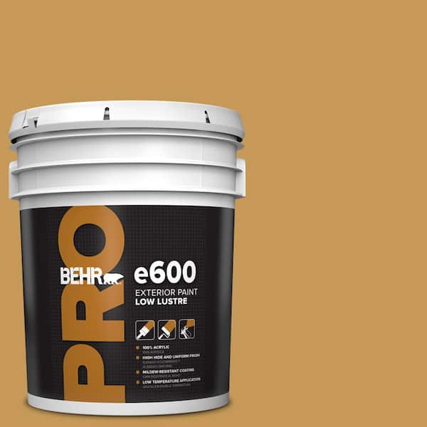 BEHR PRO 5 gal. #PMD-104 Amber Glass Low Luster Exterior Paint