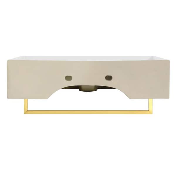 Swiss Madison Claire 22 in. Wall Mount Bathroom Sink with Swiss Madison Claire 22 in. Wall Mount Bathroom Sink with