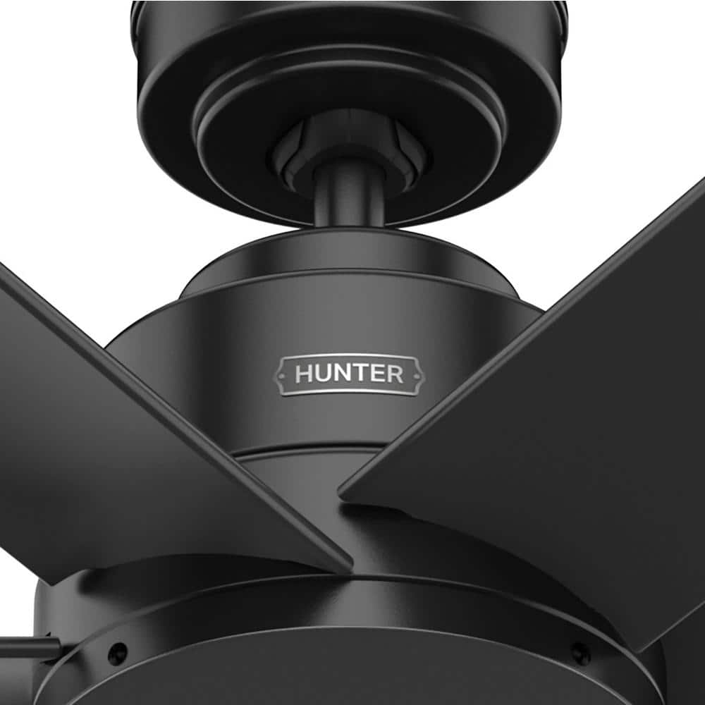 Kennicott Matte Black 52" Industrial 6-Blade Ceiling Fan