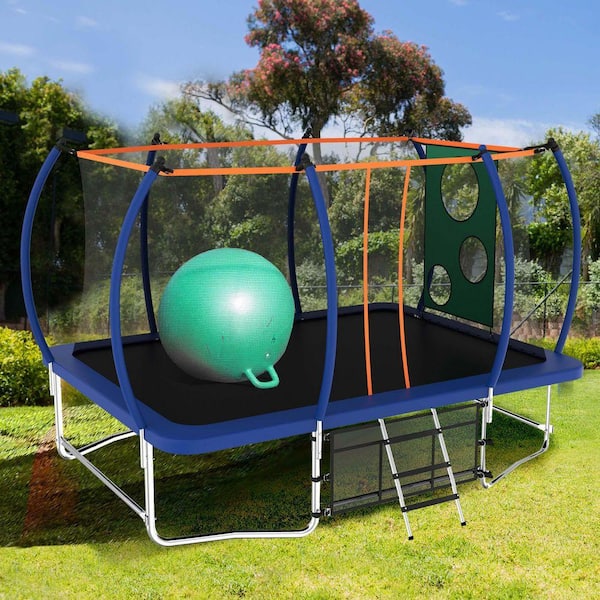 SUNRINX FLIPZA 8 Ft x 14 Ft Rectangular Tumbling Trampoline in