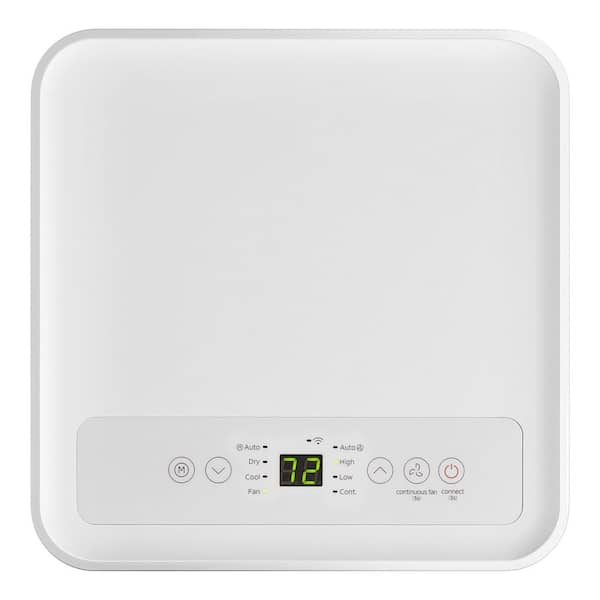 Vissani - 6,000-BTU 115-Volt 3-in-1 Portable Air Conditioner for 250 sq. ft. Rooms in White, Powered by Hubspace