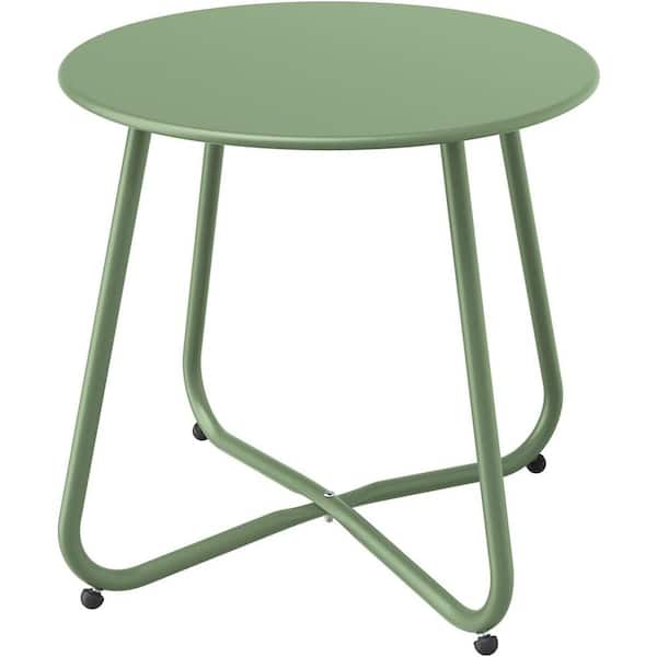 OLILAWN 45 Dia. Outdoor Table, Suitable for Gardens, Balconies, Porches, Living Rooms