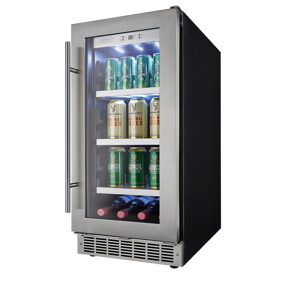 Danby Single Zone 15 In 66 Can Built In Beverage Center Dbc031d4bsspr The Home Depot