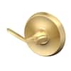 Gatco Designer II Double Robe Hook in Brushed Brass 5056 - The Home Depot