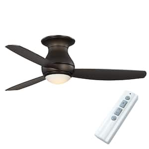 Curva Sky 52 in. Outdoor Oil Rubbed Bronze Ceiling Fan with LED Light and Remote Control