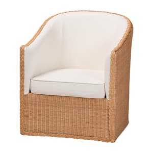 Tessa Light Honey Rattan Arm Chair