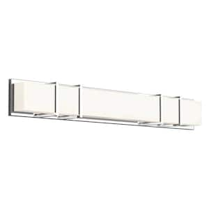 Alberni 38-in 1 Light 45-Watt Chrome Integrated LED Vanity Light