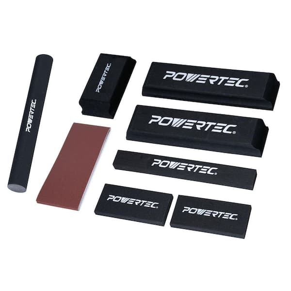 Sanding Block Kit with PSA Sandpaper-7 Piece Flexible EVA Foam Wet/Dry Sanding Blocks for Auto Body and Woodworking