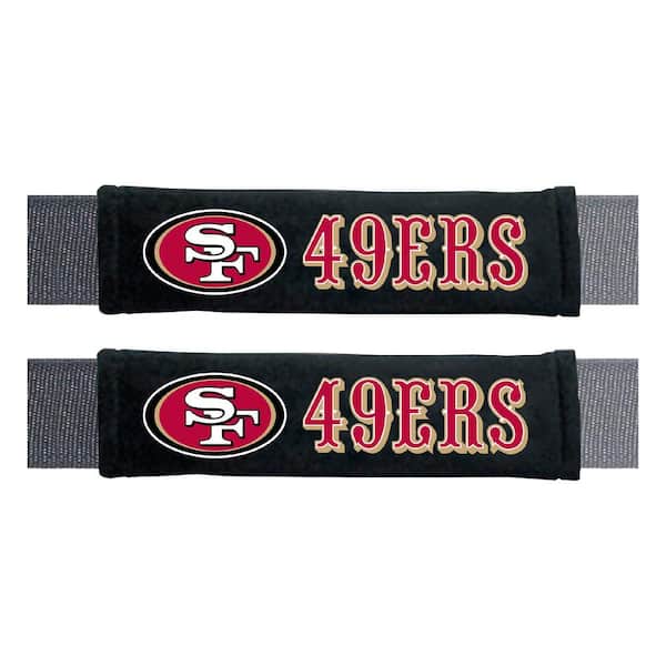 FANMATS San Francisco 49ers Embroidered Seatbelt Pad (2-Pieces)