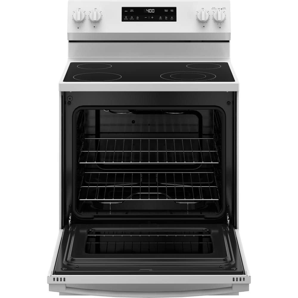 White 30" Free-Standing Self-Cleaning Electric Range