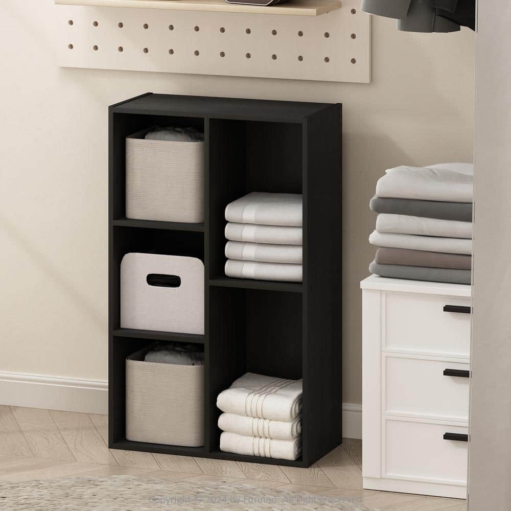 Reed 31.5 in. Tall Blackwood Wood 5-Shelf Bookcase price history on PriceWatchPro