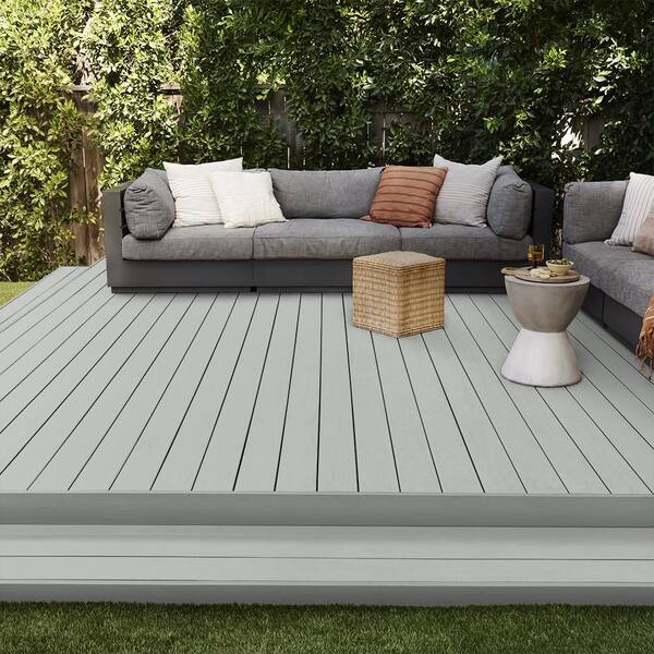 BEHR Premium Advanced DeckOver - 5 gal. #SC-365 Cape Cod Gray Textured Solid Color Exterior Wood and Concrete Coating