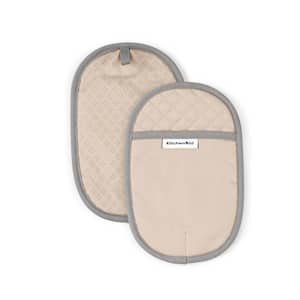 Asteroid Silicone Grip Tan Pot Holder Set (2-Pack)