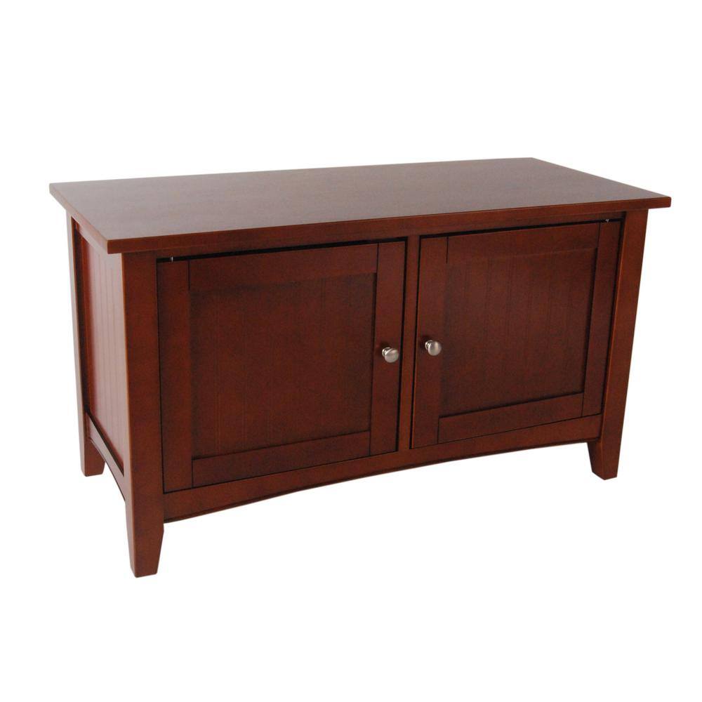Cherry Shaker Cottage Hall Tree with Storage Bench