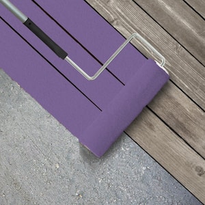 1 gal. #P570-5 Romantic Moment Textured Low-Lustre Enamel Interior/Exterior Porch and Patio Anti-Slip Floor Paint