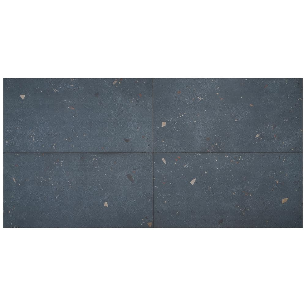 Ocean Blue Large Format Matte Porcelain Tile for Indoor/Outdoor Use