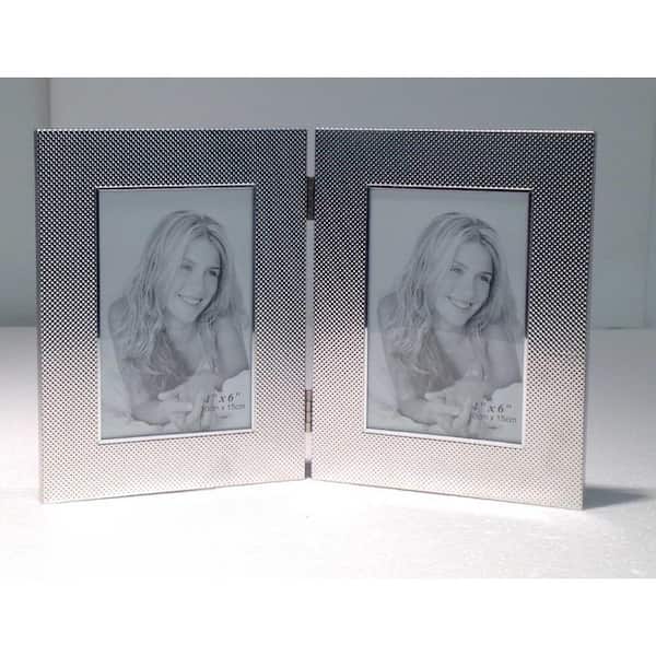 Heim Concept Kaylene 4 in. x 6 in. Double Picture Frame