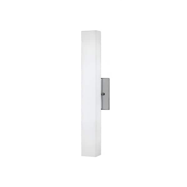 KUZCO Melville 18-in 1 Light 21-Watt Brushed Nickel Integrated LED Wall Sconce