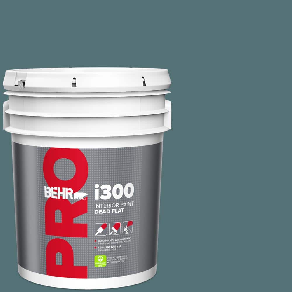 5 gal. #HDC-CL-22 Sophisticated Teal Dead Flat Interior Paint price history on PriceWatchPro