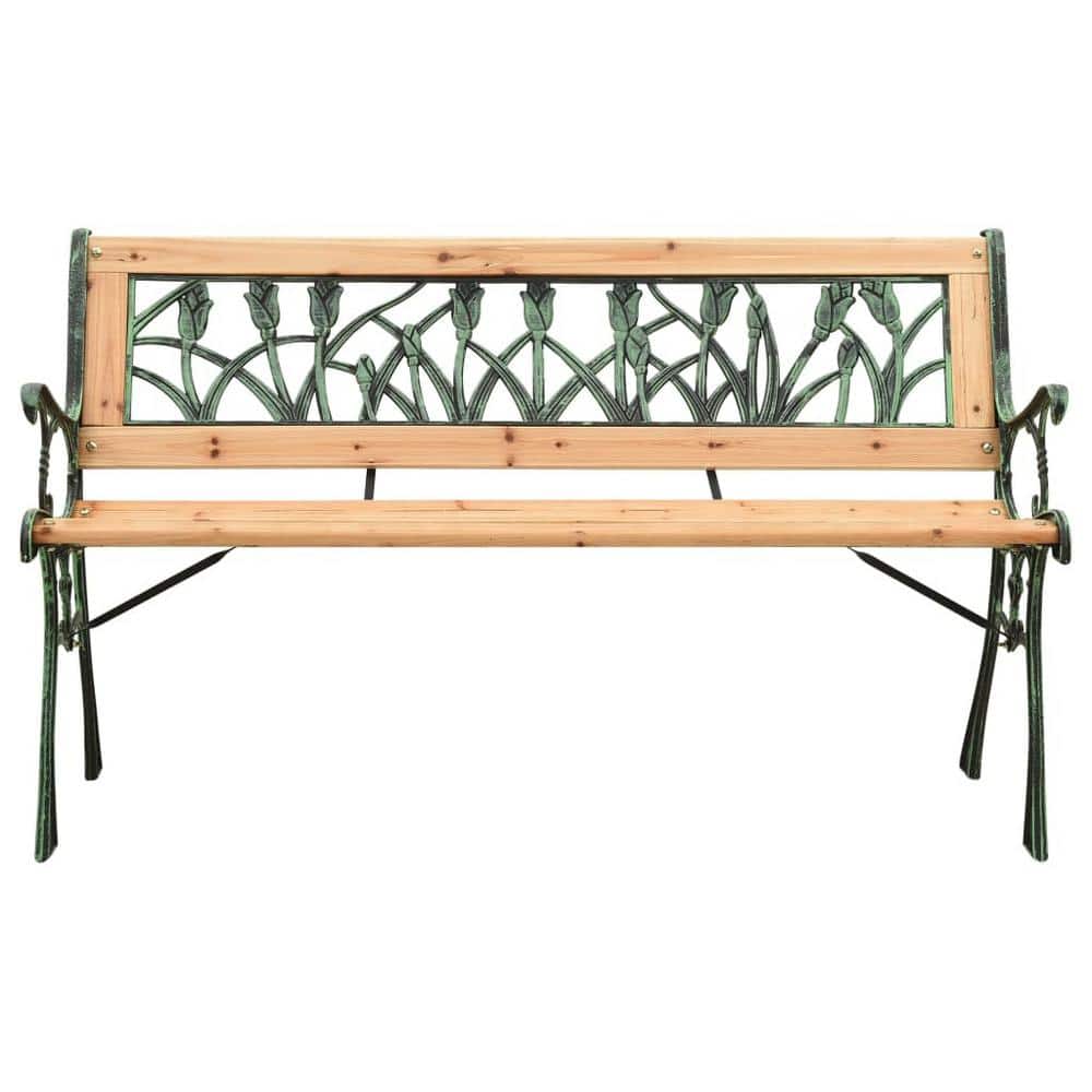 Solid Fir Wood Outdoor Bench