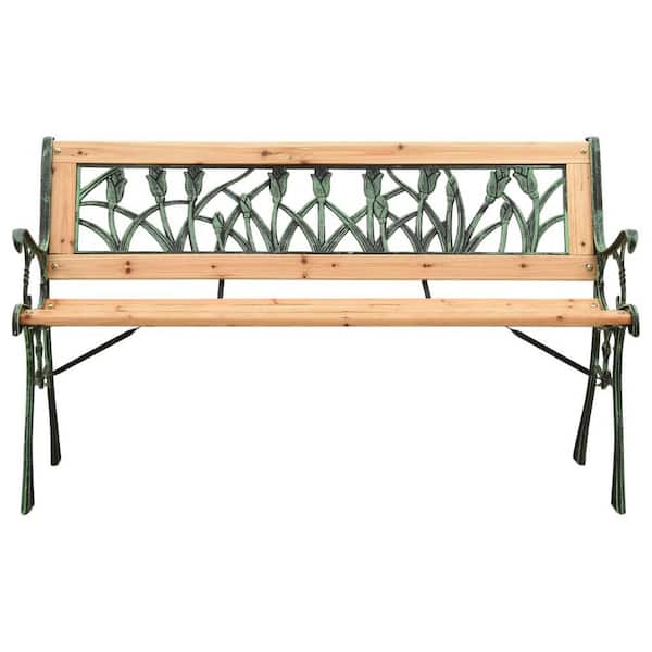 Movisa Solid Fir Wood Outdoor Bench