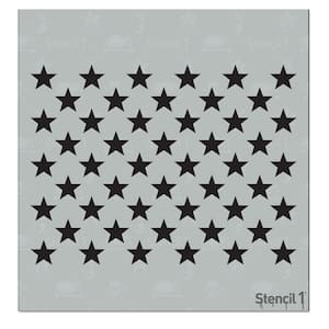 50 Stars Small Stencil