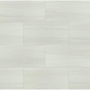 Bianco Dolomite 12 in. x 24 in. Polished Porcelain Floor and Wall Tile (16 sq. ft./Case )