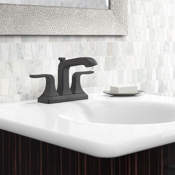 Kohler Rubicon 4 In Centerset 2 Handle, Home Depot Bathroom Vanity Faucets