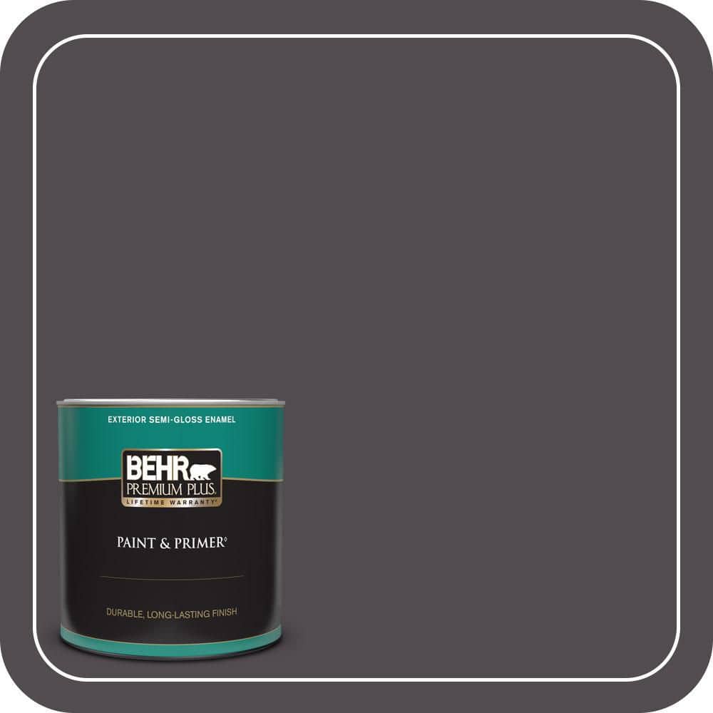 1 qt. #N570-7 Black Elegance Semi-Gloss Enamel Exterior Paint & Primer price history on PriceWatchPro