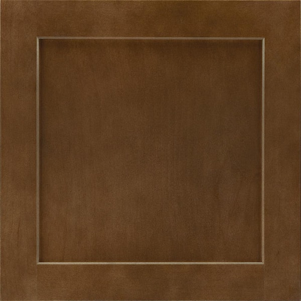Leesburg 11 9/16-in. W x 3/4-in. D x 11 1/2-in. H in Maple Truffle Cabinet Door Sample