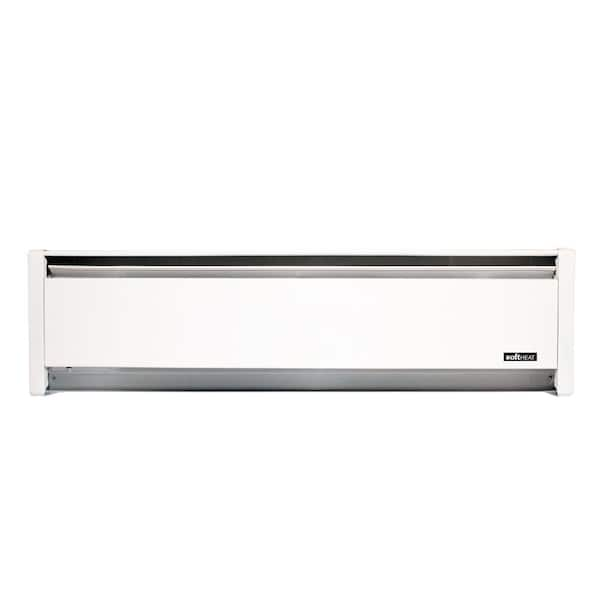 Cadet SoftHeat 35 in. 500-Watt 240-Volt Hydronic Electric Baseboard Heater Left Hand Wire White