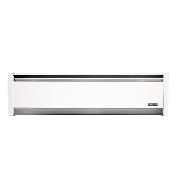 Cadet SoftHeat 47 in. 750-Watt 240-Volt Hydronic Electric Baseboard Heater Right Hand Wire White