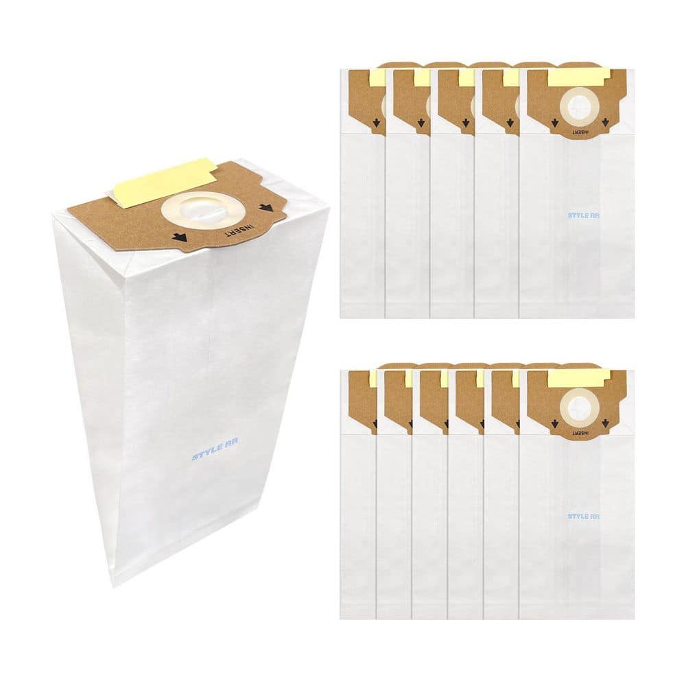 Upright Vacuum Bag Accessory Compatible with Eureka RR, 4800 Series RR Style Models, Efficient Filtration 12-Pack price history on PriceWatchPro