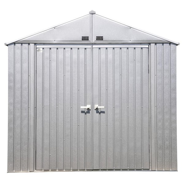 Arrow Elite 8 ft. W x 6 ft. D Galvalume Metal Premium Vented Corrosion