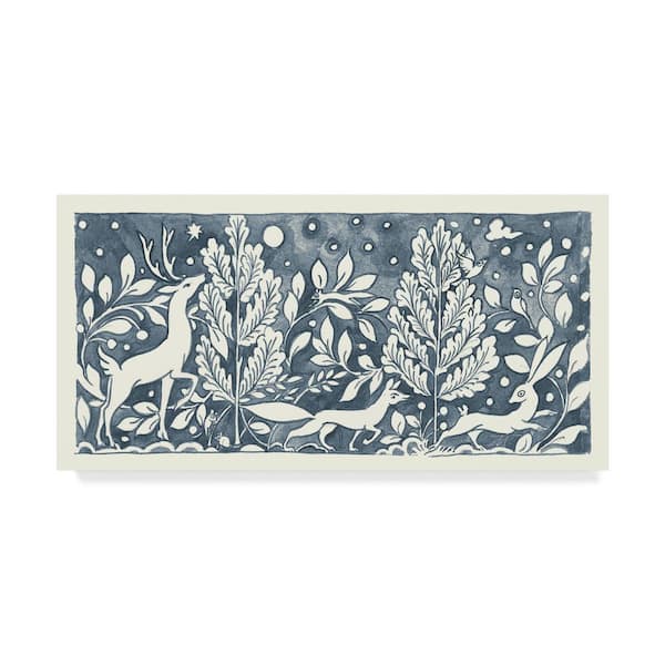 Trademark Fine Art Forest Life IX by Sue Schlabach Hidden Frame Animal 16 in. x 32 in.