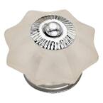 1-3/4 in. Opaque Flower Novelty Cabinet Knob