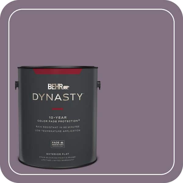 BEHR DYNASTY 1 gal. Home Decorators Collection #HDC-SP14-9 Decorative Iris Flat Exterior Stain-Blocking Paint & Primer